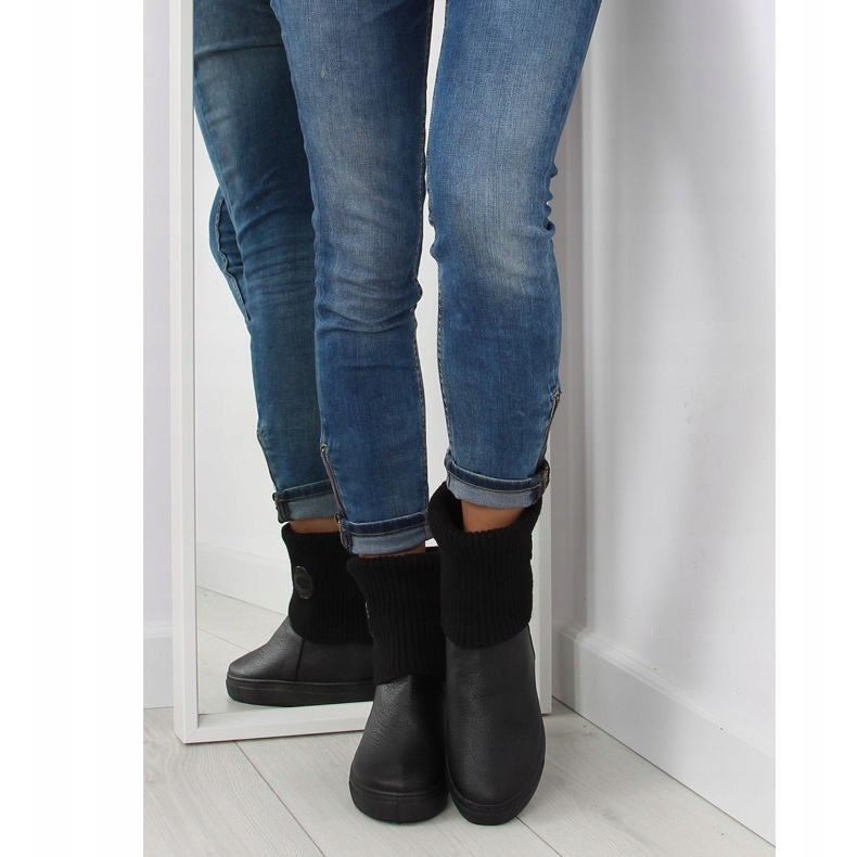 Saappaat villapäällisillä musta NB30 Musta 2