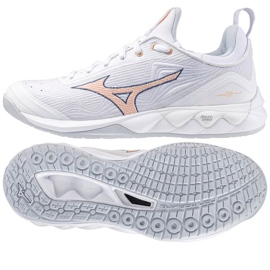 Mizuno Wave Luminous 2 W V1GC212000 lentopallokengät valkoinen 4