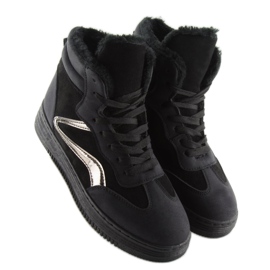 Mustat eristetyt tennarit BOK-1103 mustat 2