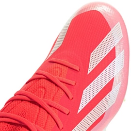 Adidas X Crazyfast Elite Fg M IG0593 jalkapallokengät punainen 4