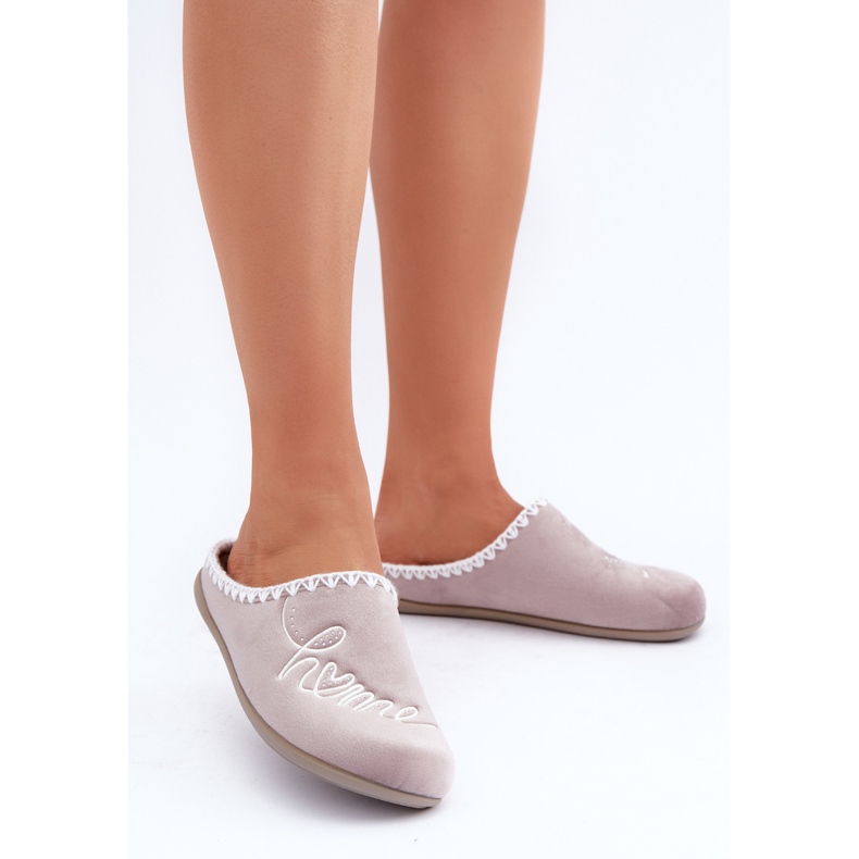 Inblu naisten kotitossut GF000026 beige 2