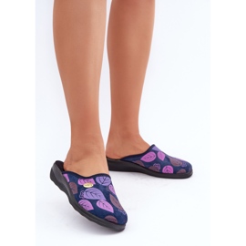 Naisten lehtitossut Inblu CU00005F laivastonsininen 2