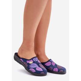 Naisten lehtitossut Inblu CU00005F laivastonsininen 1