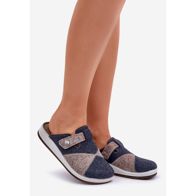 Inblu Naisten ehkäisevät tossut, harmaa ja tummansininen 1