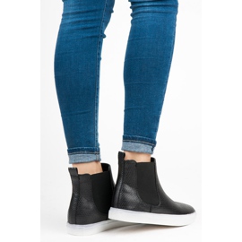 Mckeylor Snake Print korkeat tennarit musta 1