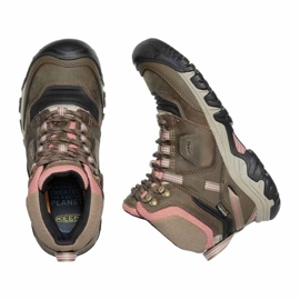 Keen Ridge Flex Mid Wp vaelluskengät KE-1024921 ruskea 3