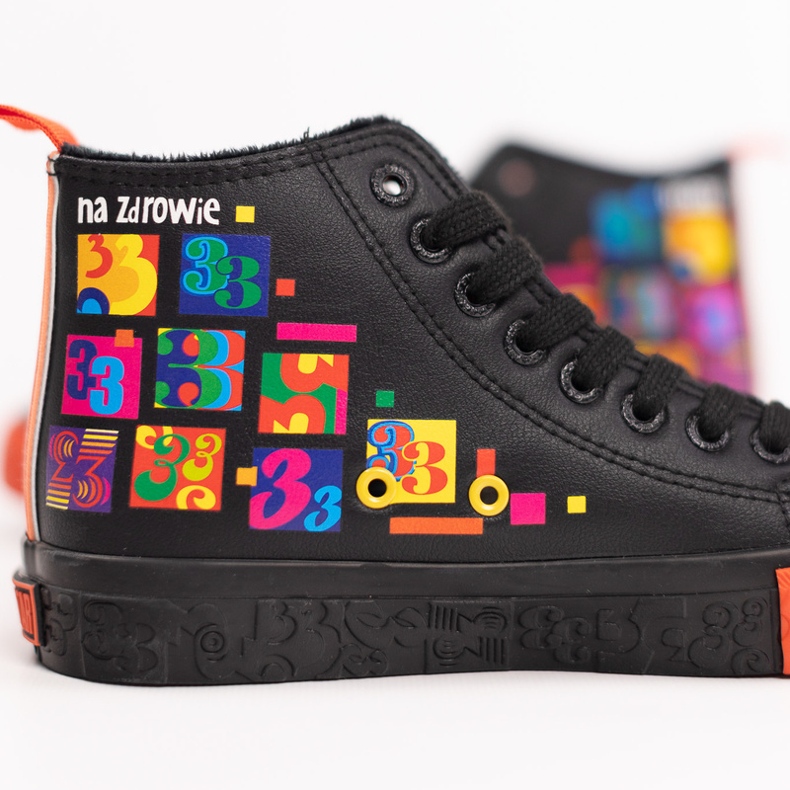 Big Star x Wośp RR274A651 viralliset naisten tennarit musta 1