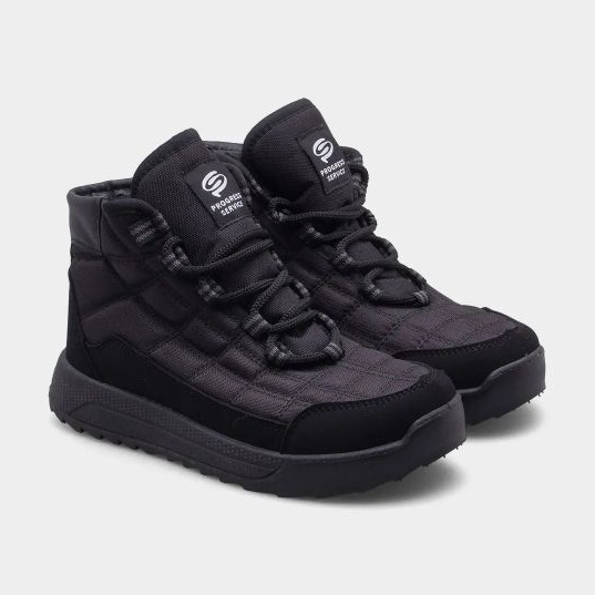 Naisten talvi lumi saappaat Progress Progj 24-152 Musta 2