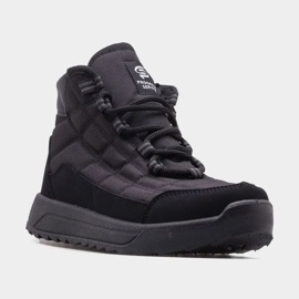 Naisten talvi lumi saappaat Progress Progj 24-152 Musta 4