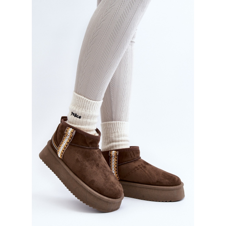 Naisten alustalumisaappaat, mokka, tummanvihreä 1