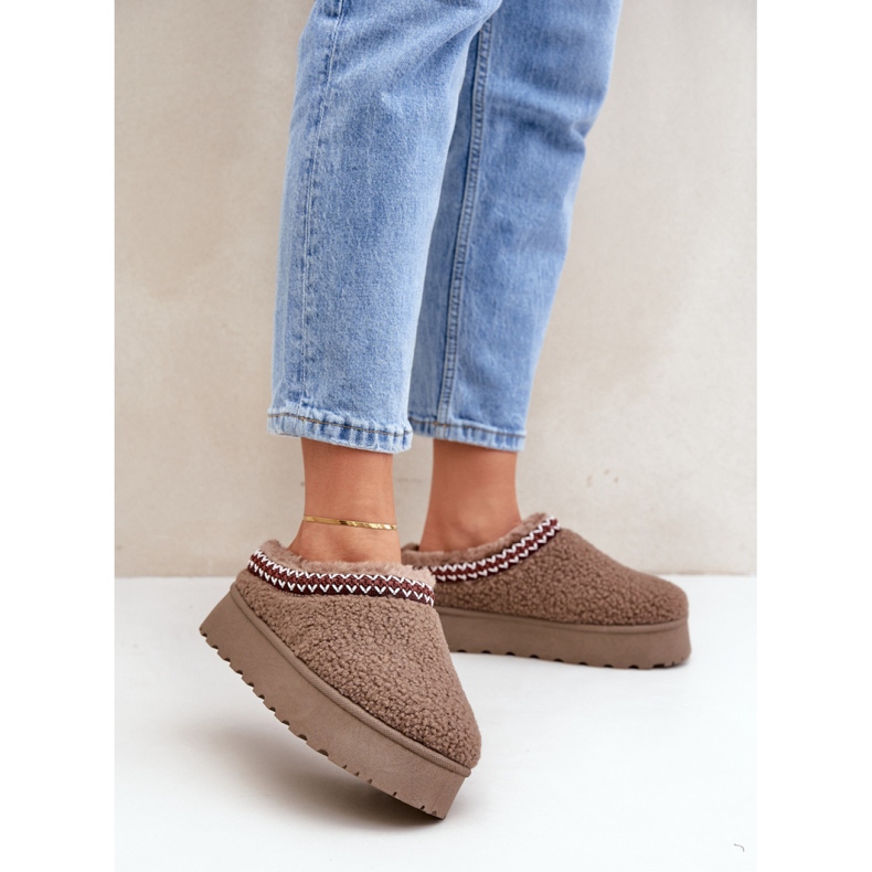 Naisten ruskeat alustalumisaappaat 1