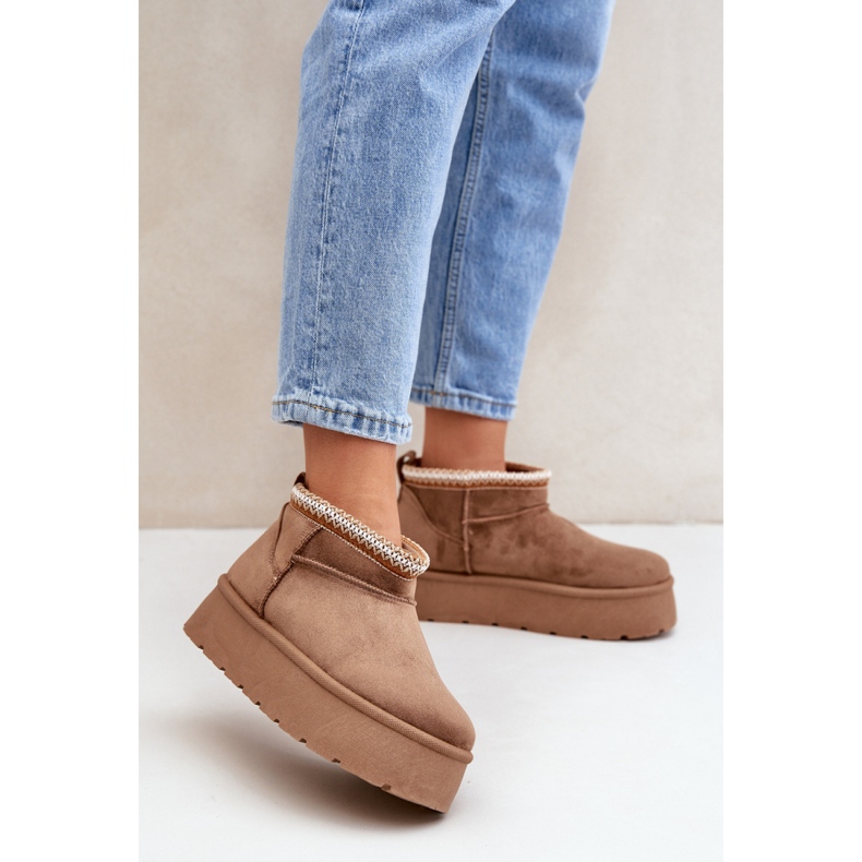 Step in style Lumikengät Malli Heslania HY877-2 Brown - Astu tyyliin ruskea 1