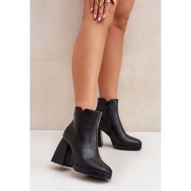 Step in style Saappaat Malli Selarae LQ-48 Musta - Astu tyyliin 1