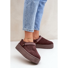 Step in style Lumikengät Malli Selithria PL361 Chocolate - Astu tyyliin ruskea 1