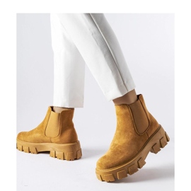 Vaaleanruskeat naisten nilkkurit Mooca - Solea 1