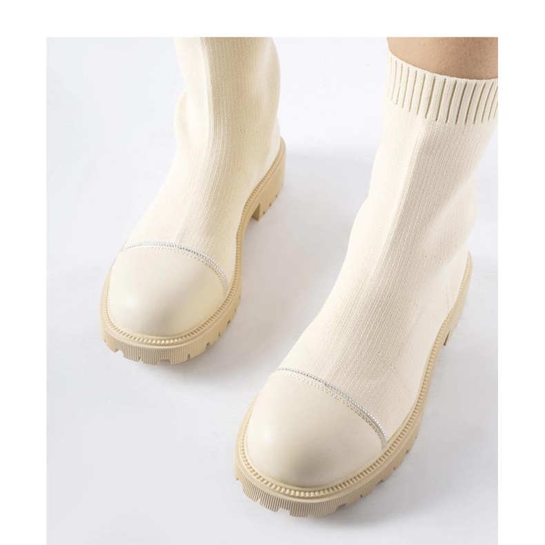 Beiget nilkkurit, joissa strassit Vail - Solea 1