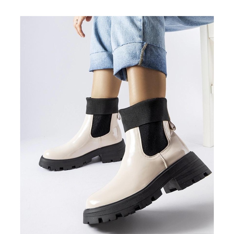 Breolungin beigenväriset työsaappaat - Solea 1