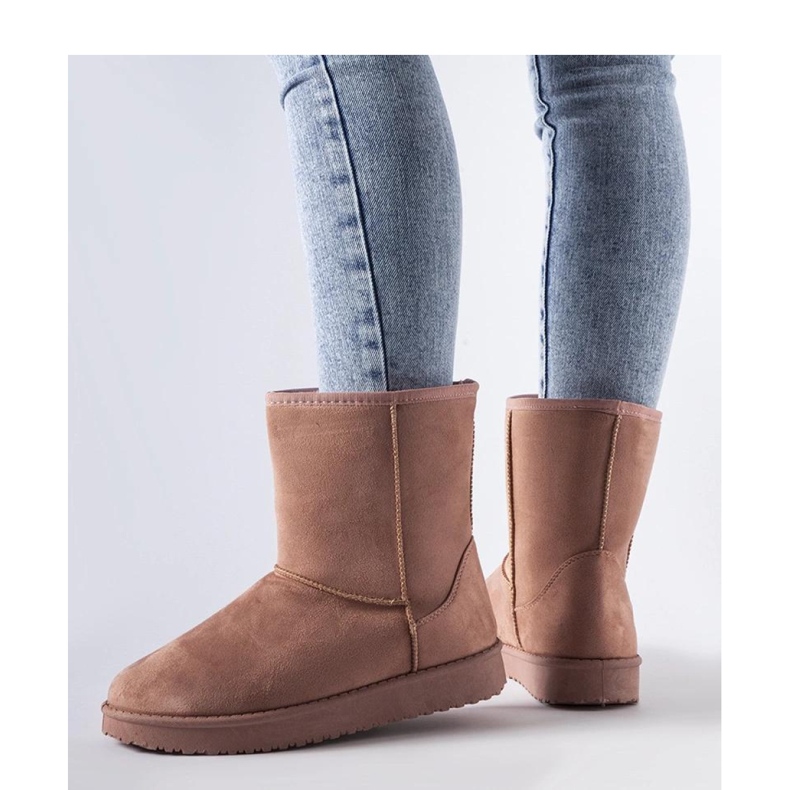 Vaaleanpunaiset eristetyt klassiset Libero - Solea -lumisaappaat vaaleanpunainen 1