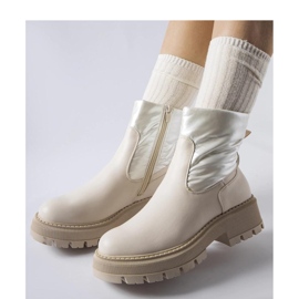 Garrett - Solean beige-nilkkurit, joissa koristeellinen päällinen 1