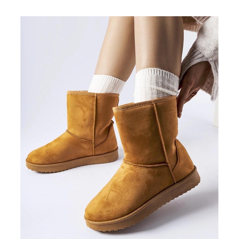 Karamellieristeiset klassiset Libero - Solea -lumisaappaat ruskea 1