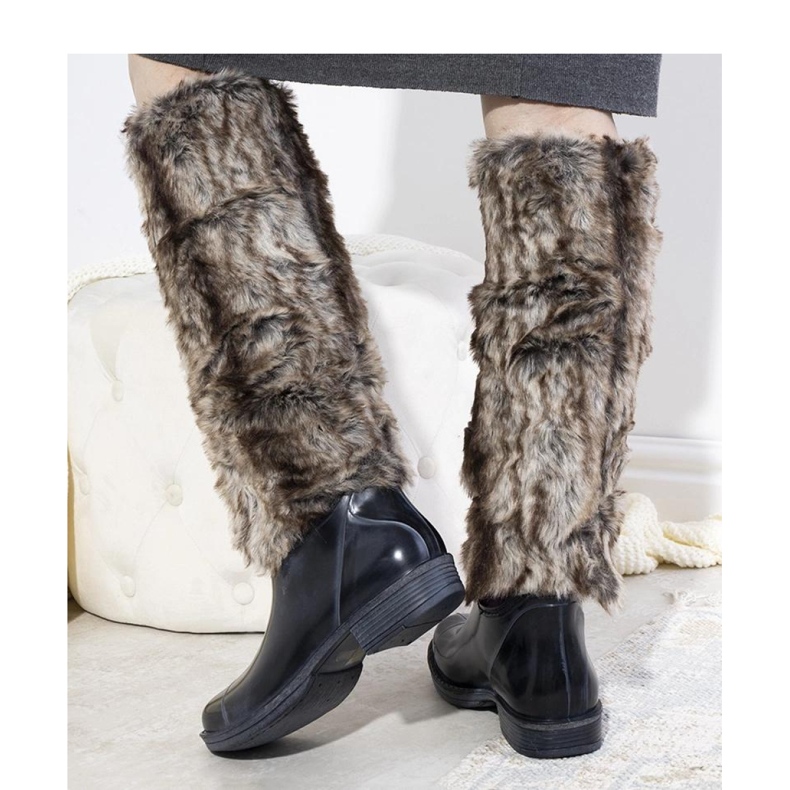 Tummansiniset Wellington-saappaat turkisella Melgar - Solea sininen 1