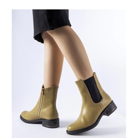 Oliivieristeiset klassiset Bagnoro-saappaat - Solea vihreä 1