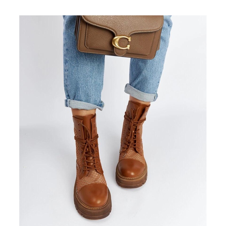 Ruskeat läpinäkyvät saappaat 1