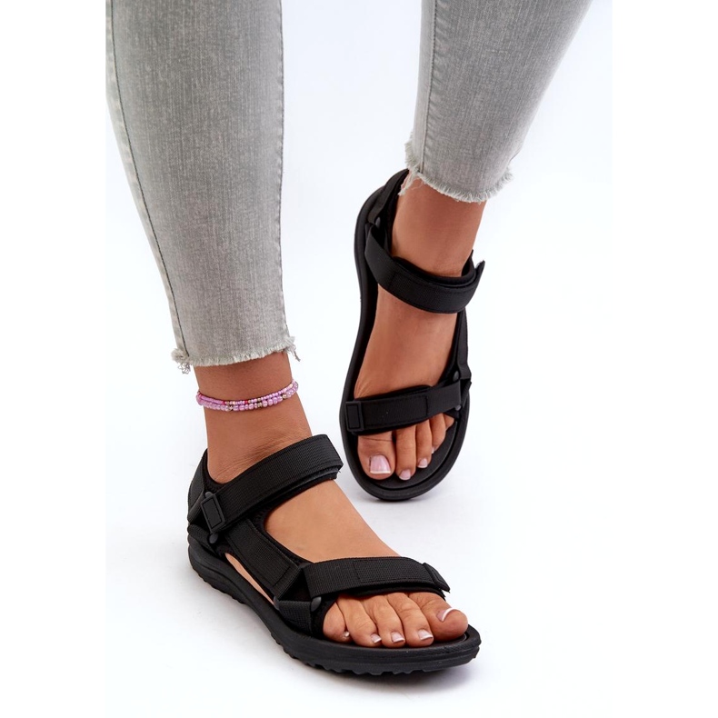 News Naisten kevyet urheilusandaalit, musta Lumeria 2