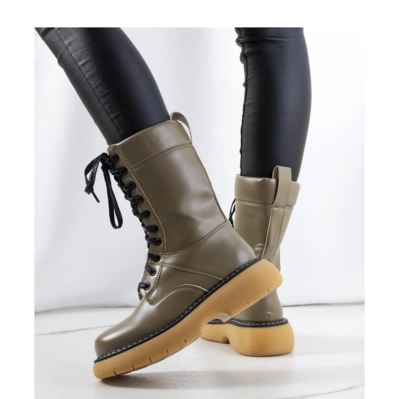 Redel - Solean vihreät bovver-saappaat 1