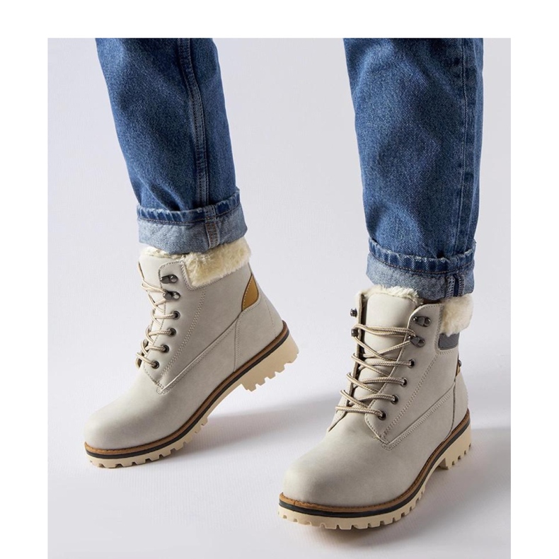 Harmaat eristetyt Montalbinon saappaat - Solea 1