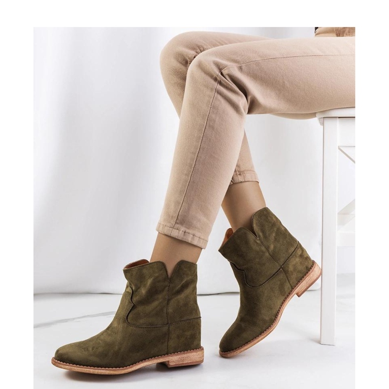 Zoki - Solean vihreät nilkkurit, joissa on sisäkiila 1