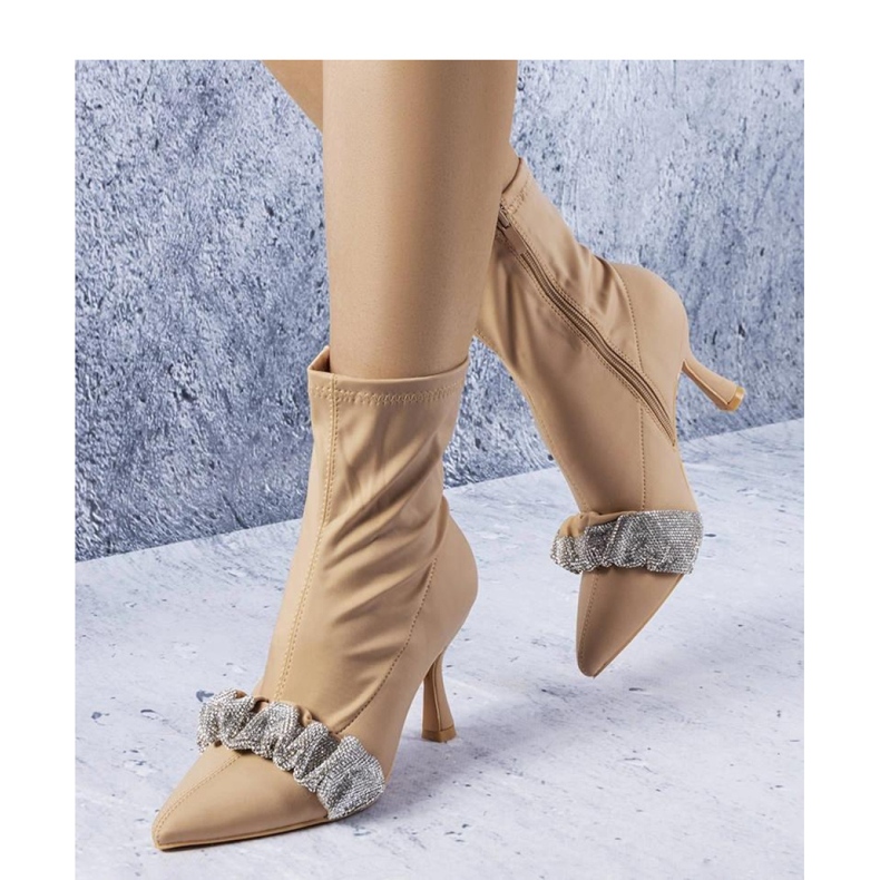 Solea Beiget nilkkurit, joissa on zirkonia 1