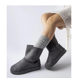 Harmaat eristetyt klassiset lumisaappaat 1