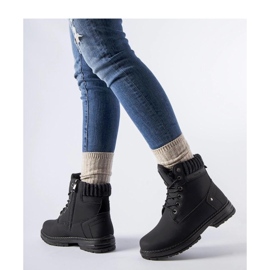 Musta eristetty naisten Araujo - Solea saappaat 1