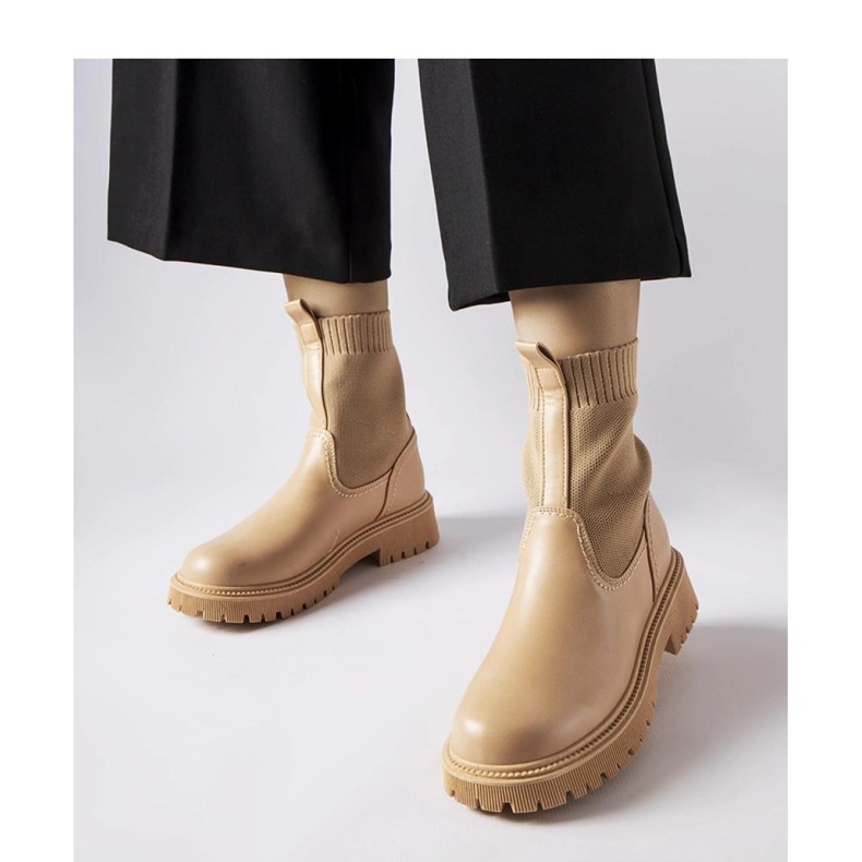 Beiget ekologiset mokkanahkaat Big Star -saappaat 1