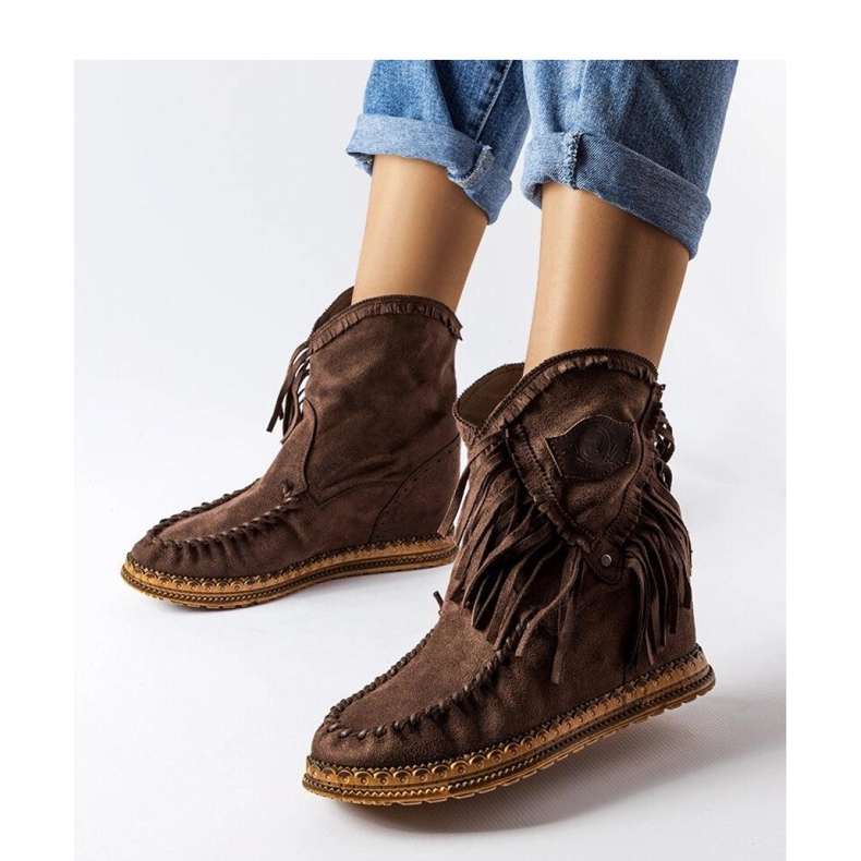 Ruskeat kiila saappaat 1