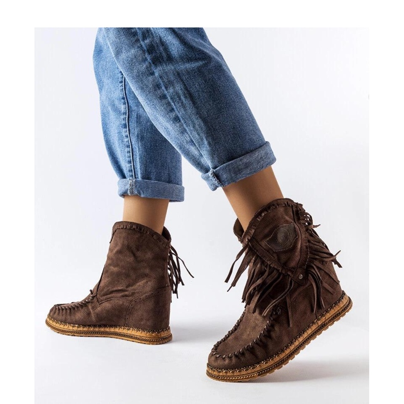 Ruskeat kiila saappaat 2