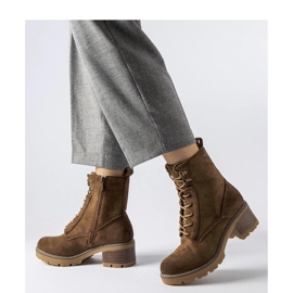 Ruskeat nauhalliset nilkkurit 2