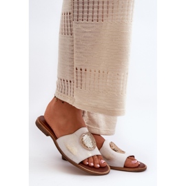 Sandaalivarvastossut Malli Zazoo 2938 Gold kultainen 1