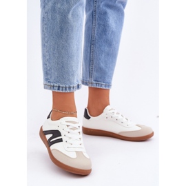 Nauhat urheilukengät 7112 valkoinen/musta 1