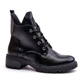 Vinceza musta eristetty naisten saappaat 6