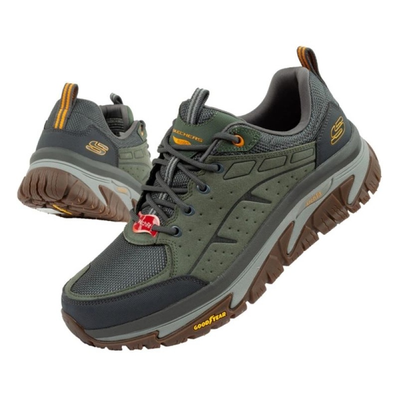 Skechers Arch Fit Road Walker-Vernal 237488/GRN kengät vihreä 1