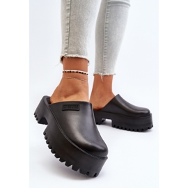 Paksupohjaiset varvastossut Big Star NN274014 musta 1