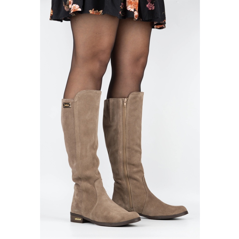 Olivier Muodikkaat saappaat Klara beige 3