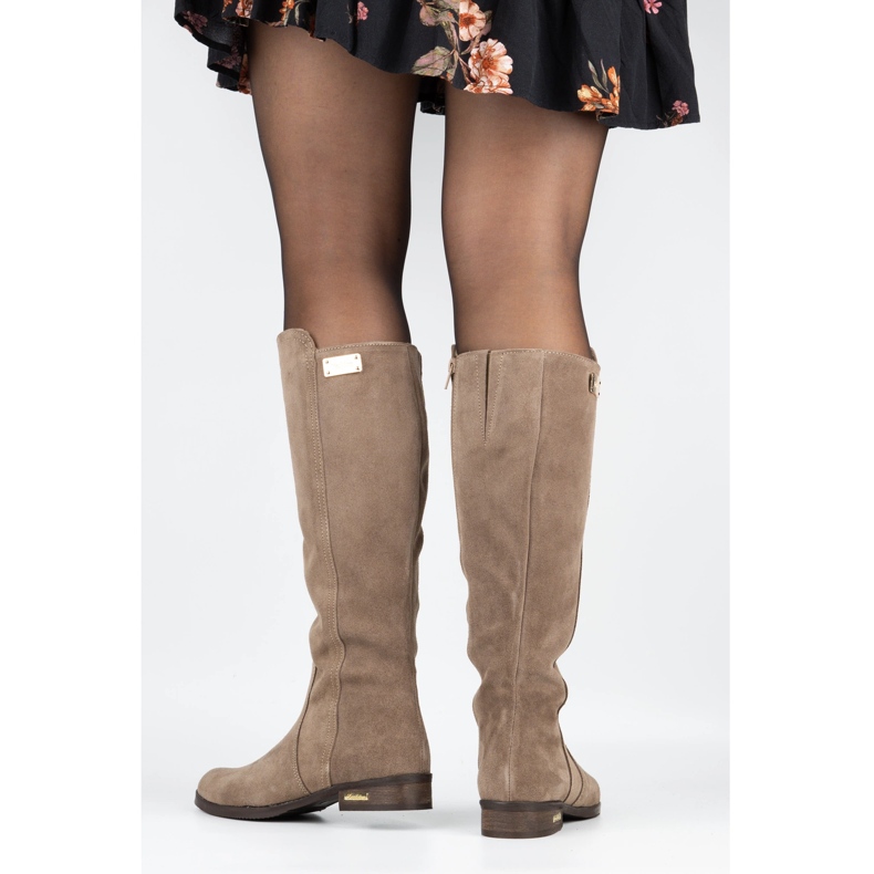 Olivier Muodikkaat saappaat Klara beige 1