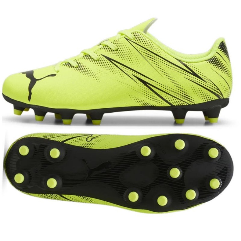 Puma Attacanto FG/AG Jr kengät 107480 07 keltainen 1