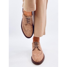 Oxfords Khaki -korkokengät beige 1