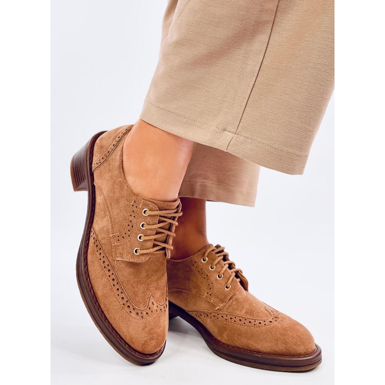 Oxfords Camelin korkokengät ruskea 2