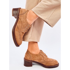 Oxfords Camelin korkokengät ruskea 3