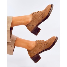 Oxfords Camelin korkokengät ruskea 4
